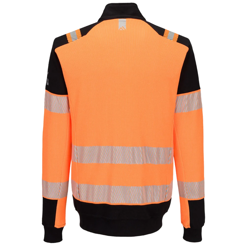 Portwest PW3 Modaflame gebreid Hi-Vis FR sweatshirt met rits FR756