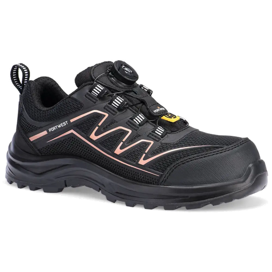 Portwest Composite Damen KPU Arbeitssneaker Twist Closure S1PS FO SR ESD FT34