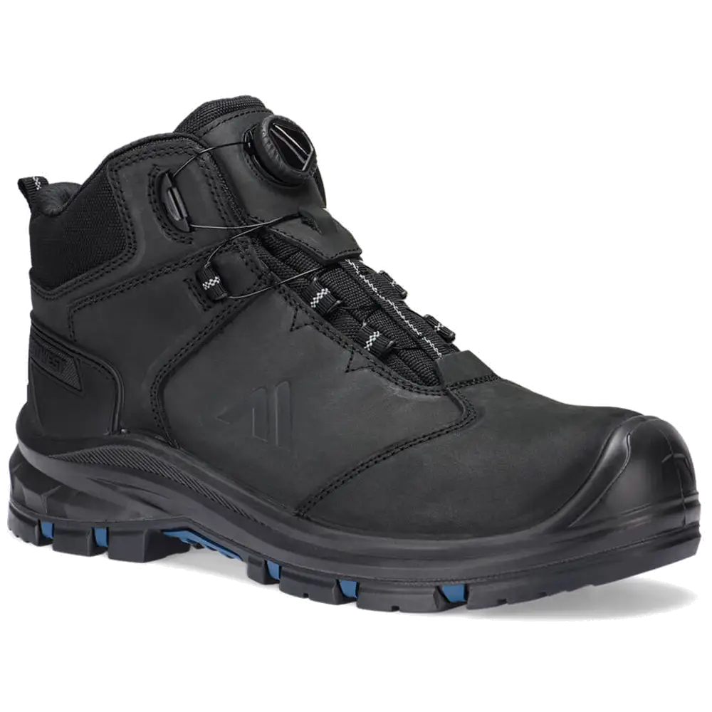 Portwest Composite leather work shoe with twist lock S7S HRO FO SC LG SR FV05