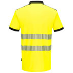Portwest PW3 Hi-Vis Baumwoll-Komfort-Poloshirt Kurzärmel KL.2 PW317