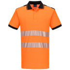Portwest PW3 Hi-Vis Baumwoll-Komfort-Poloshirt Kurzärmel KL.2 PW317