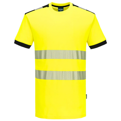 Portwest PW3 Hi-Vis Cotton Comfort T-Shirt Short Sleeve KL.2 PW318