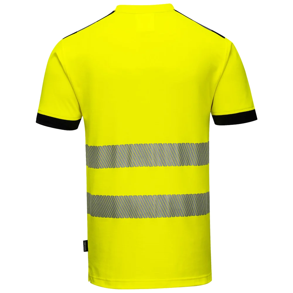Portwest PW3 Hi-Vis Cotton Comfort T-Shirt Short Sleeve KL.2 PW318
