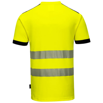 Portwest PW3 Hi-Vis Cotton Comfort T-Shirt Short Sleeve KL.2 PW318