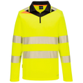 Portwest DX4 Hi-Vis polo lange mouw met rits DX419