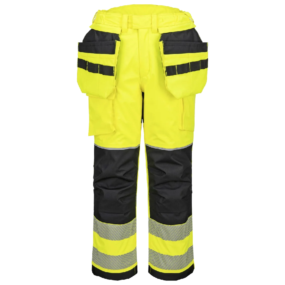 Portwest PW3 Flame Retardant Modaflame Hi-Vis Winter Holster Pocket Pants FR427