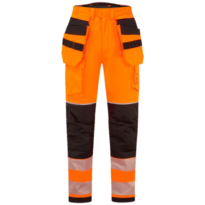 Portwest PW3 Flame Retardant Modaflame Hi-Vis Winter Holster Pocket Pants FR427