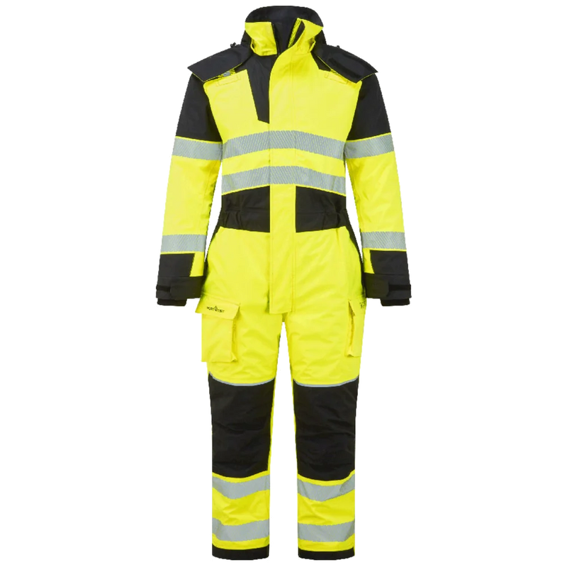 Portwest PW3 Modaflame Regen + Hi-Vis Multi-Norm Vlamvertragende Winteroverall FR516