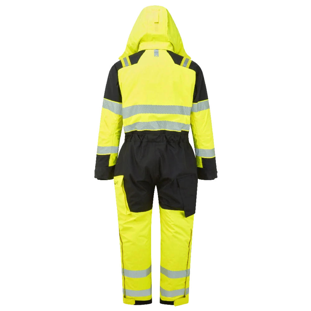 Portwest PW3 Modaflame Rain + Hi-Vis Multi-Norm Flame Retardant Winter Coverall FR516