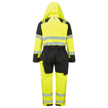 Portwest PW3 Modaflame Rain + Hi-Vis Multi-Norm Flame Retardant Winter Coverall FR516