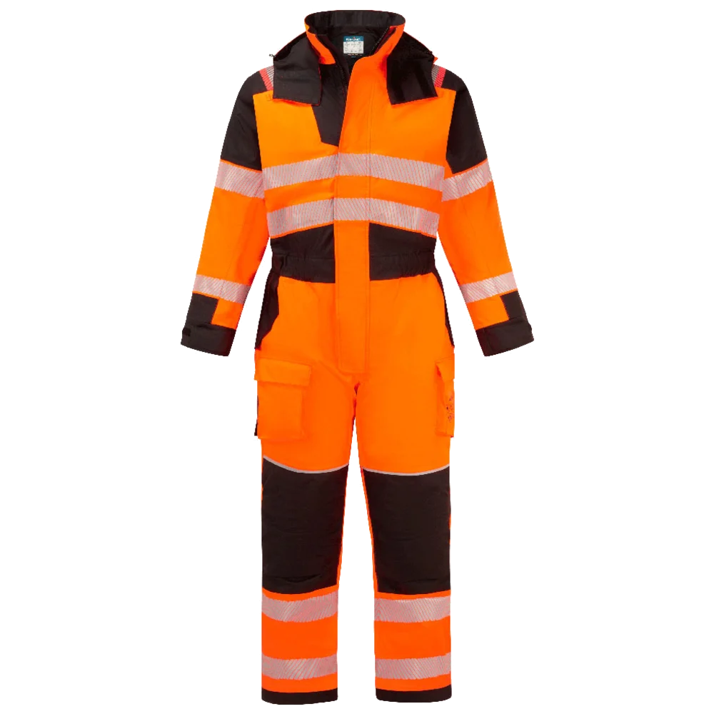 Portwest PW3 Modaflame Rain + Hi-Vis Multi-Norm Flame Retardant Winter Coverall FR516