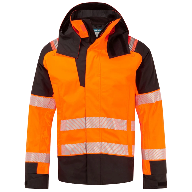 Portwest PW3 Vlamvertragende Modaflame Regen Hi-Vis winterjas FR606