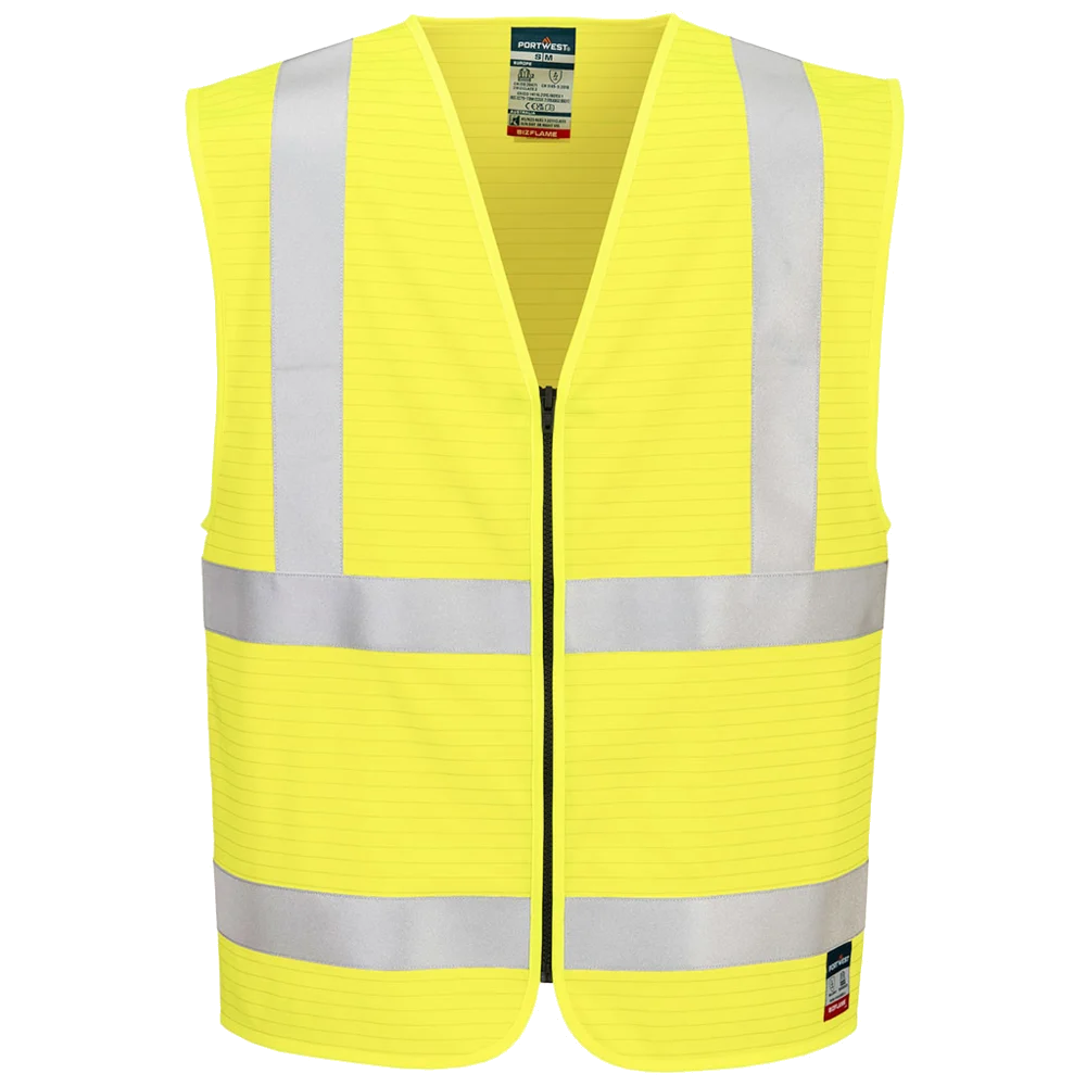 Portwest Bizflame Hi-Vis FR Vest met rits FR615