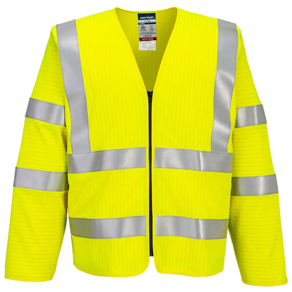 Portwest Bizflame Hi-Vis FR Langarm-Reißverschlussweste FR616