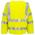 Portwest Bizflame Hi-Vis FR Vest met lange mouwen en rits FR616
