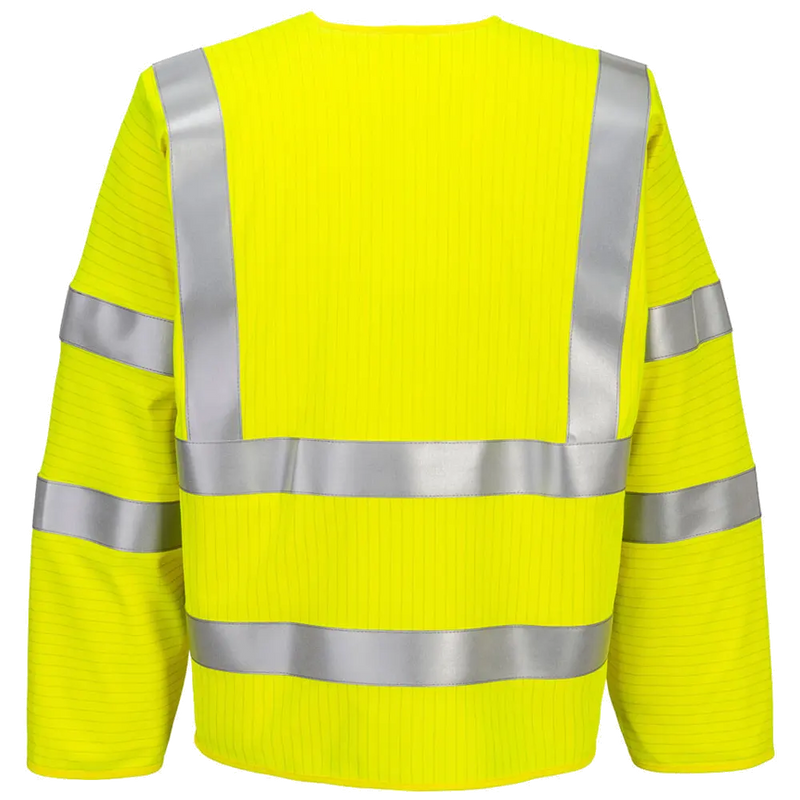 Portwest Bizflame Hi-Vis FR Vest met lange mouwen en rits FR616