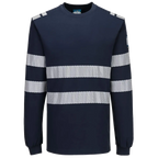 Portwest PW3 Modaflame Knitted Hi-Vis FR Long Sleeve T-Shirt FR732