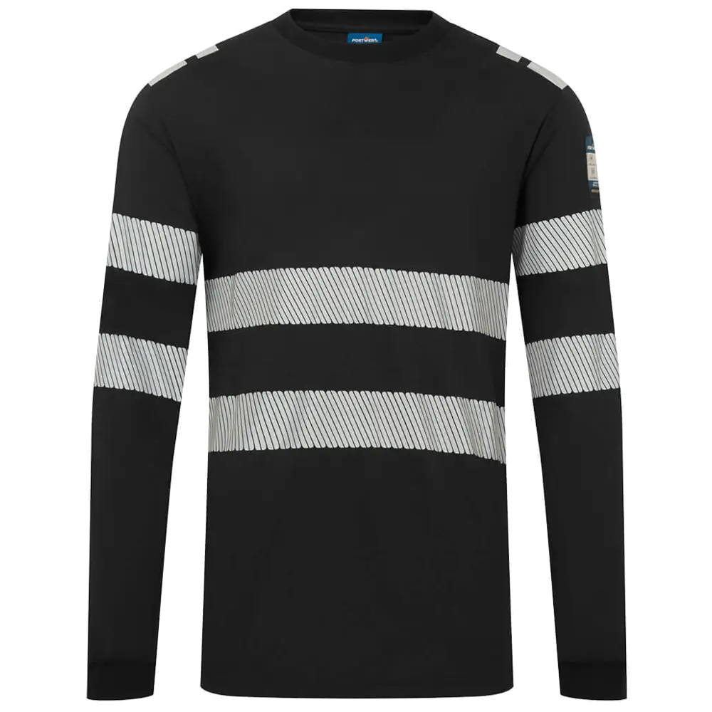 Portwest PW3 Modaflame gestricktes Hi-Vis FR Langarm-T-Shirt FR732