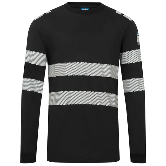 Portwest PW3 Modaflame gebreid Hi-Vis FR T-shirt met lange mouwen FR732