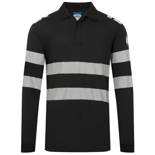 Portwest PW3 Modaflame Vlamvertragend Poloshirt met lange mouw FR733