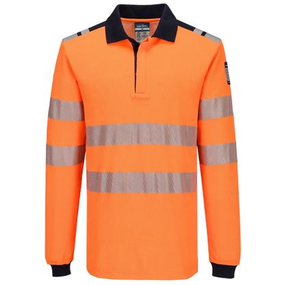 Portwest PW3 Modaflame Knit HVO Flammhemdliches Langarm-Poloshirt FR734