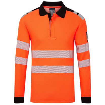 Portwest PW3 Modaflame Knit HVO Flammhemdliches Langarm-Poloshirt FR734