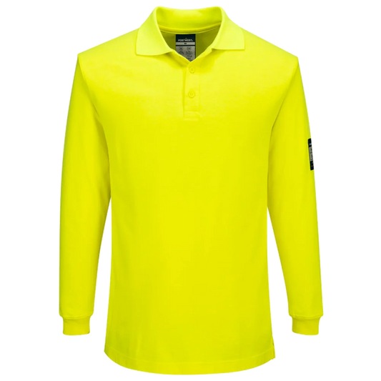 Portwest Modaflame Vlamvertragend Poloshirt met lange mouw FR805