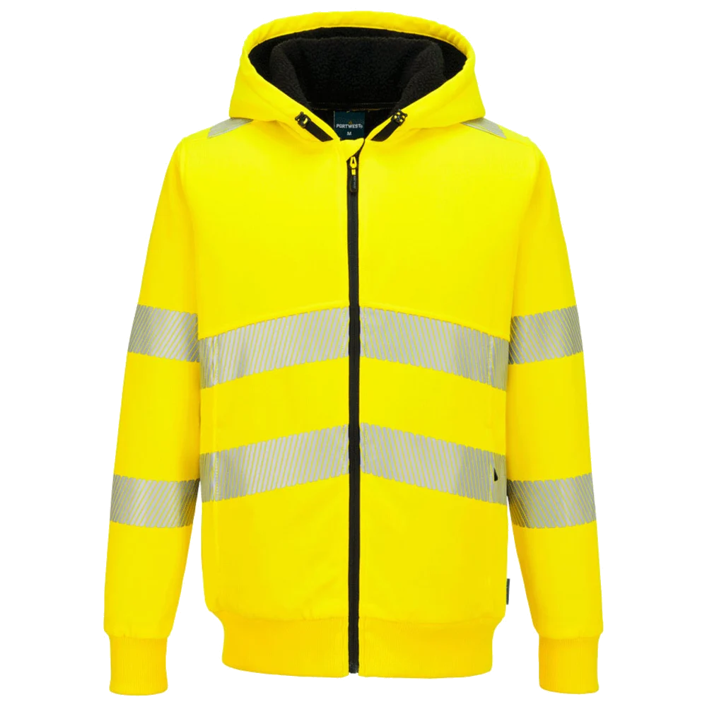 Portwest PW321 Hi-Vis Winter Hoodie met rits PW321