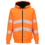 Portwest PW321 Hi-Vis Winter Hoodie met rits PW321