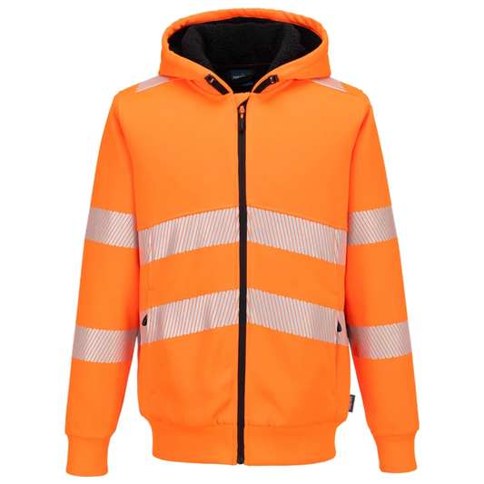 Portwest PW321 Hi-Vis Winter Hoodie met rits PW321