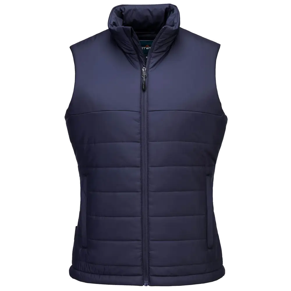 Portwest Professioneel gevoerd Dames Baffle Bodywarmer S607