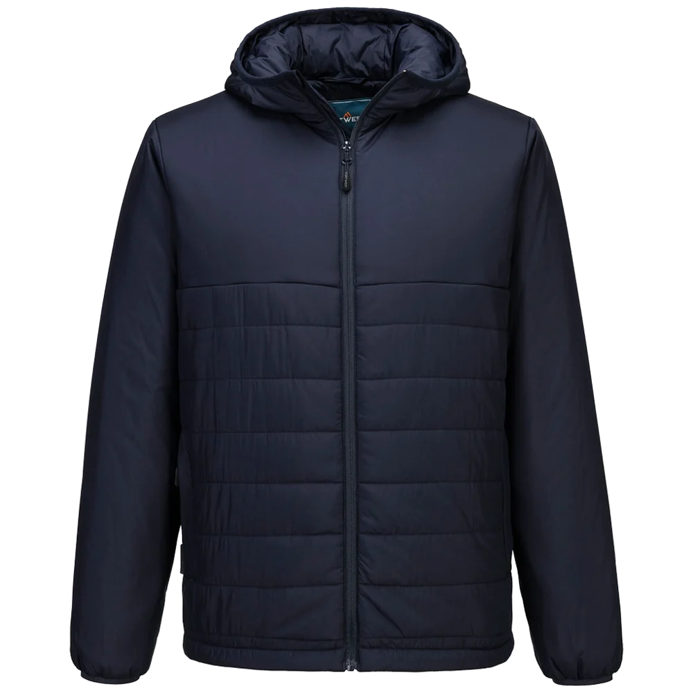 Portwest Professional Hooded Insulated Baffle Jacket S608