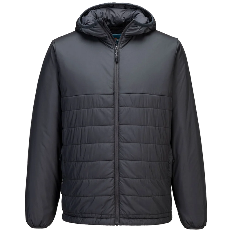 Portwest Professional Hooded Insulated Baffle Jacket S608
