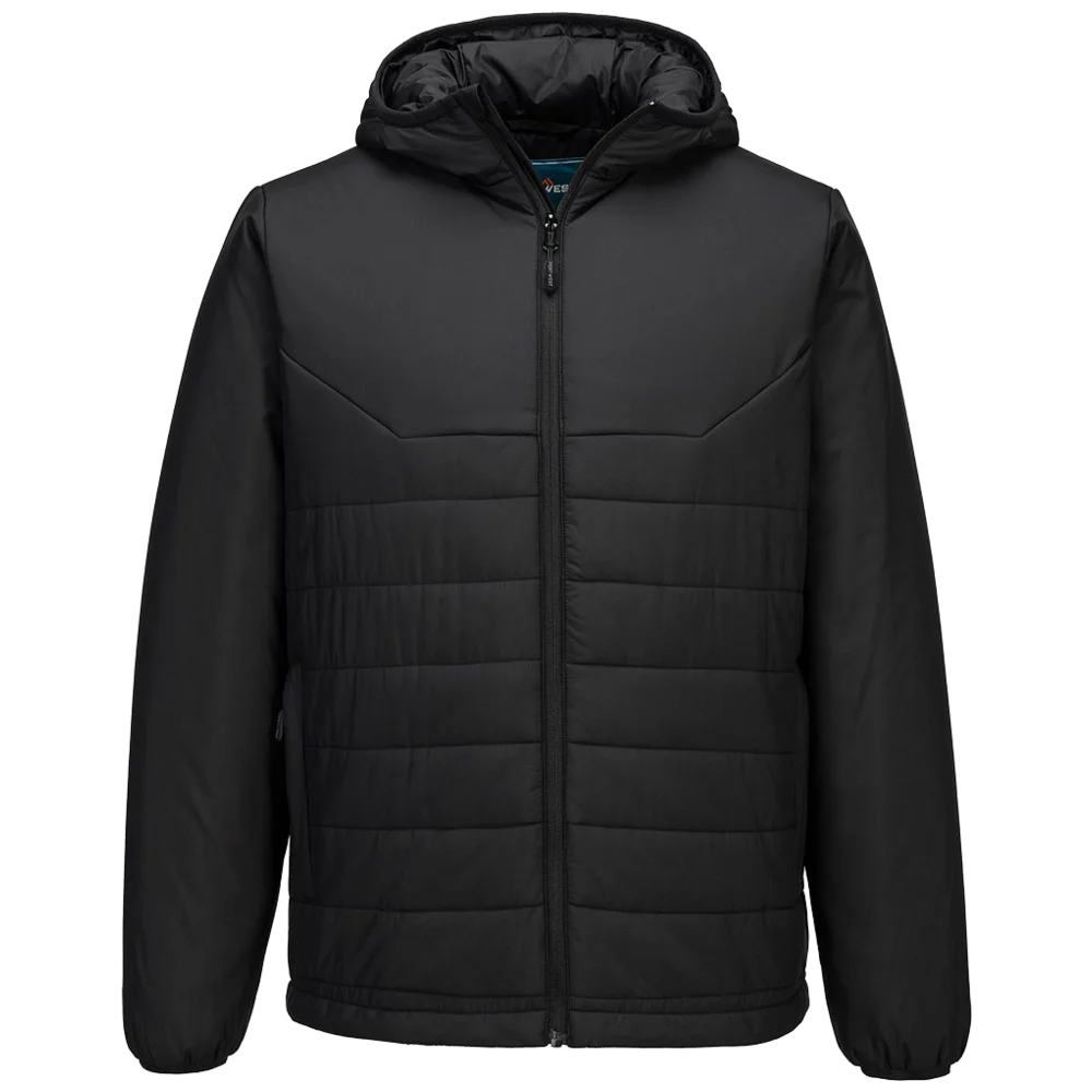 Portwest Professional Hooded Insulated Baffle Jacket S608