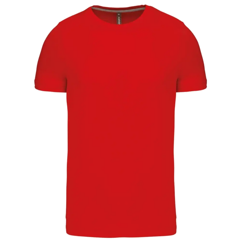 Kariban Rundhals-T-Shirt mit kurzen Ärmeln K356