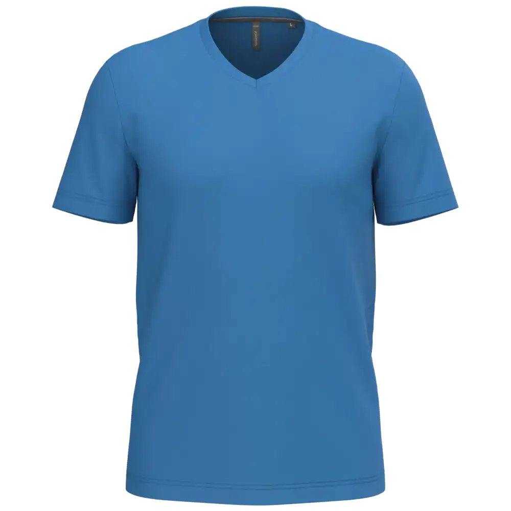Kariban V-Ausschnitt T-Shirt mit kurzen Ärmeln K357