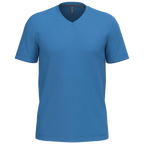 Kariban V-Ausschnitt T-Shirt mit kurzen Ärmeln K357