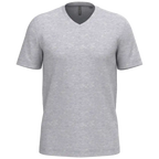 Kariban V-Ausschnitt T-Shirt mit kurzen Ärmeln K357