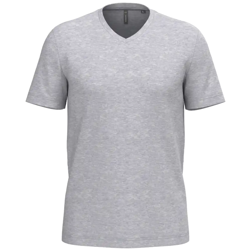Kariban V-Ausschnitt T-Shirt mit kurzen Ärmeln K357