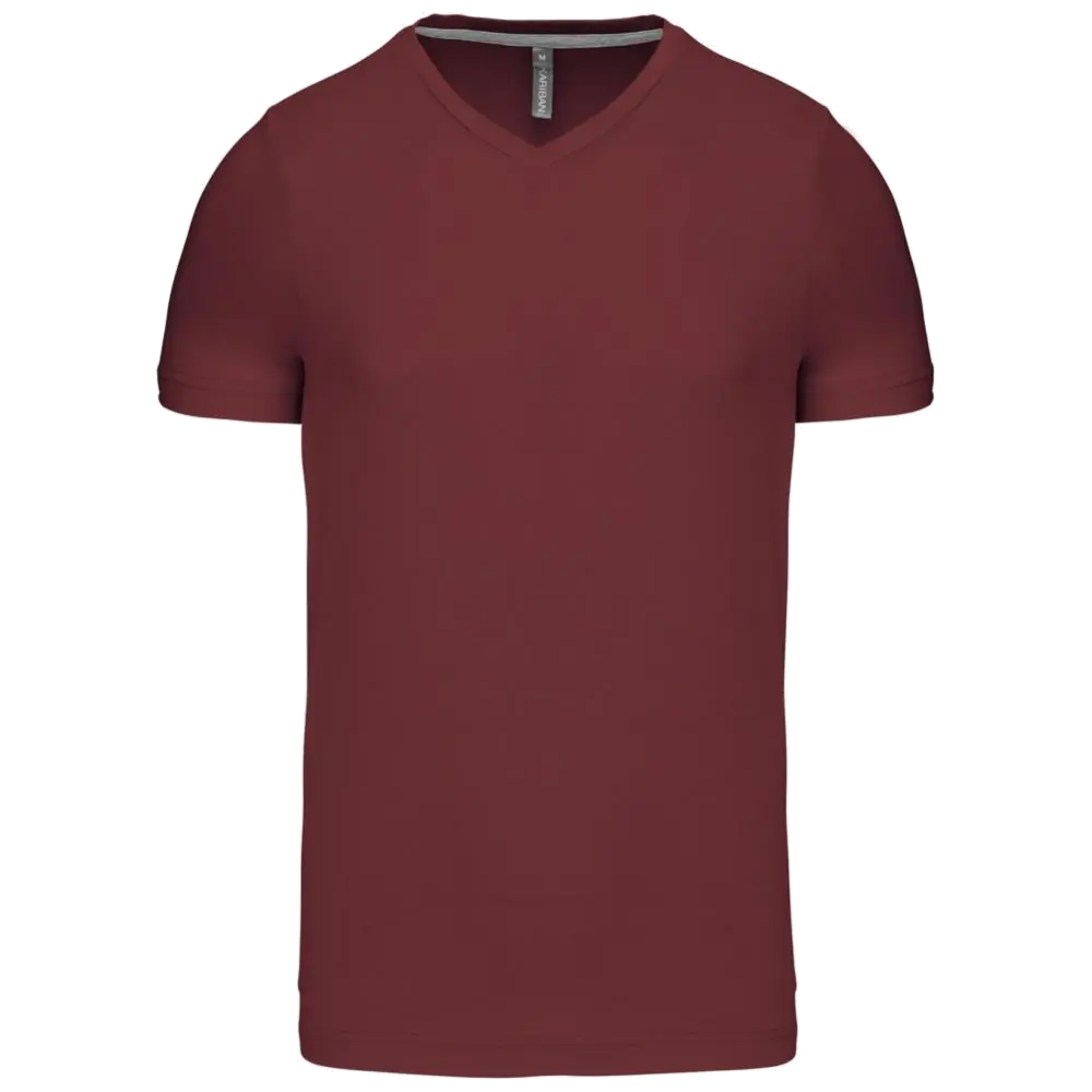 Kariban V-Ausschnitt T-Shirt mit kurzen Ärmeln K357