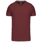 Kariban V-Ausschnitt T-Shirt mit kurzen Ärmeln K357