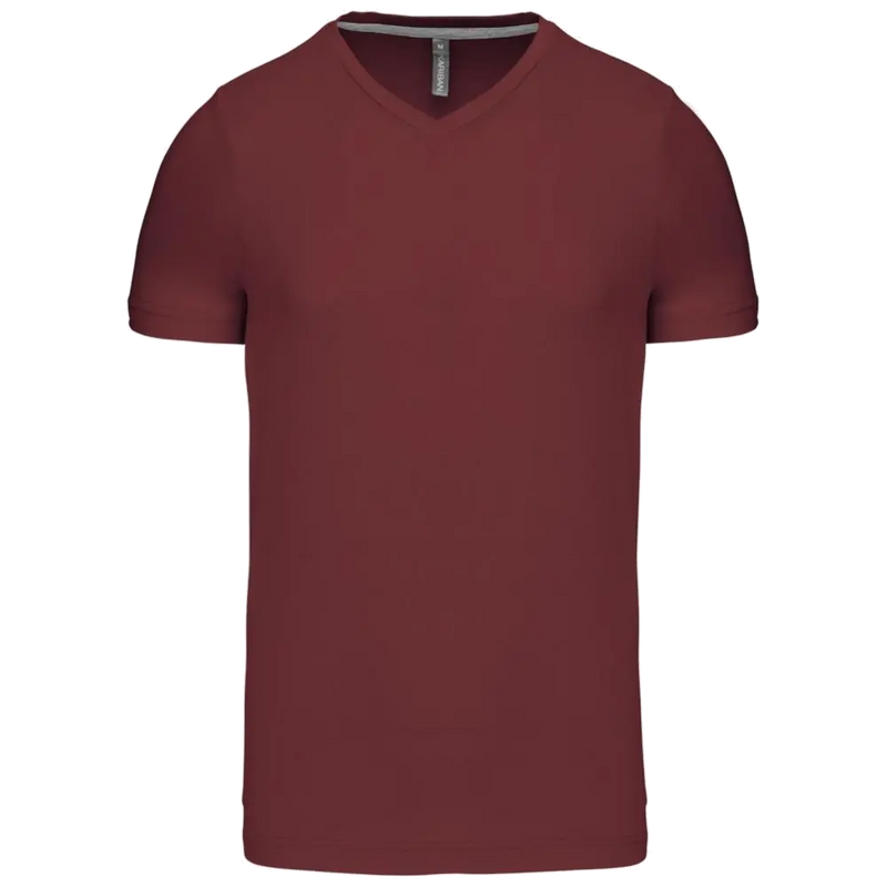 Kariban V-Ausschnitt T-Shirt mit kurzen Ärmeln K357