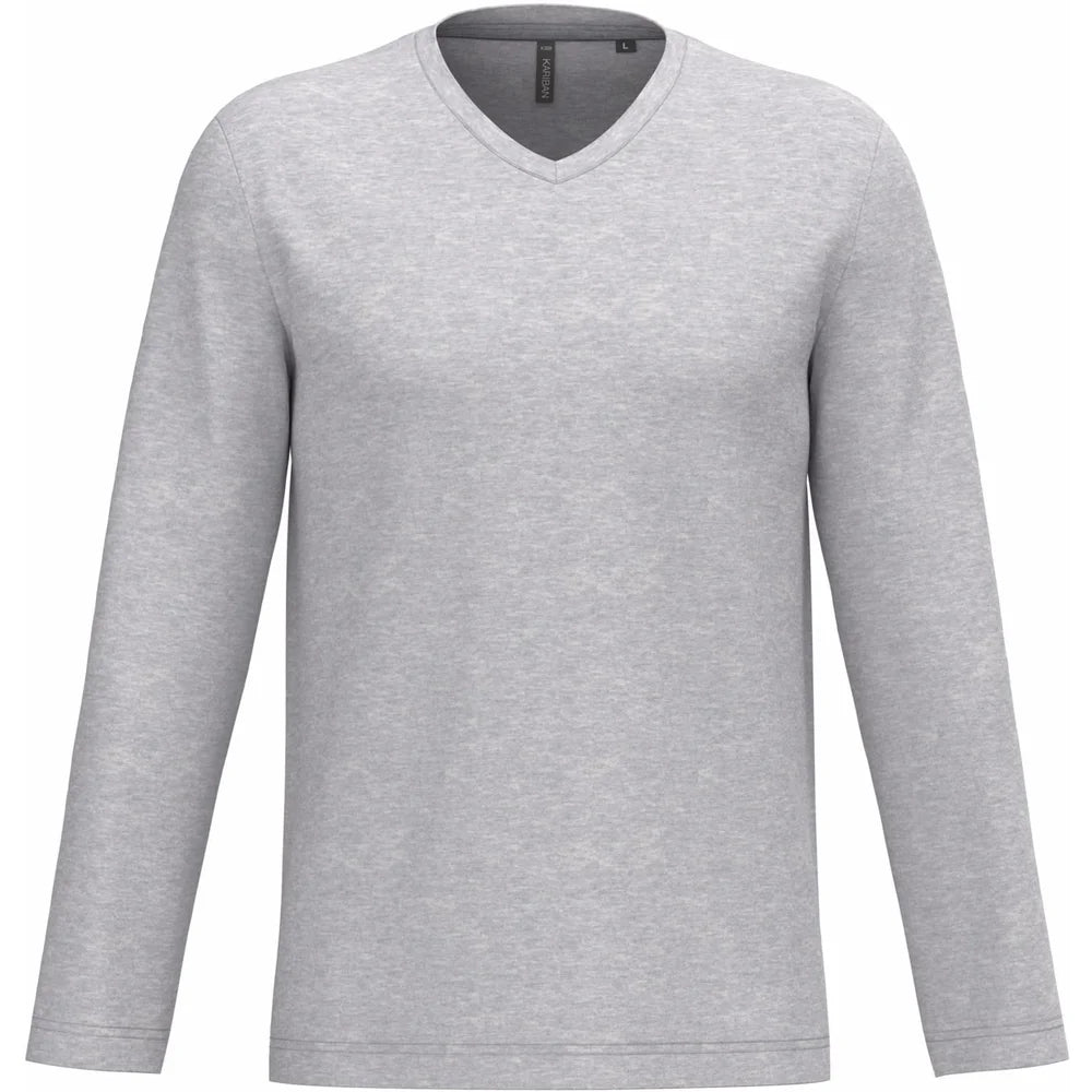 Kariban V-neck T-shirt long sleeves K358