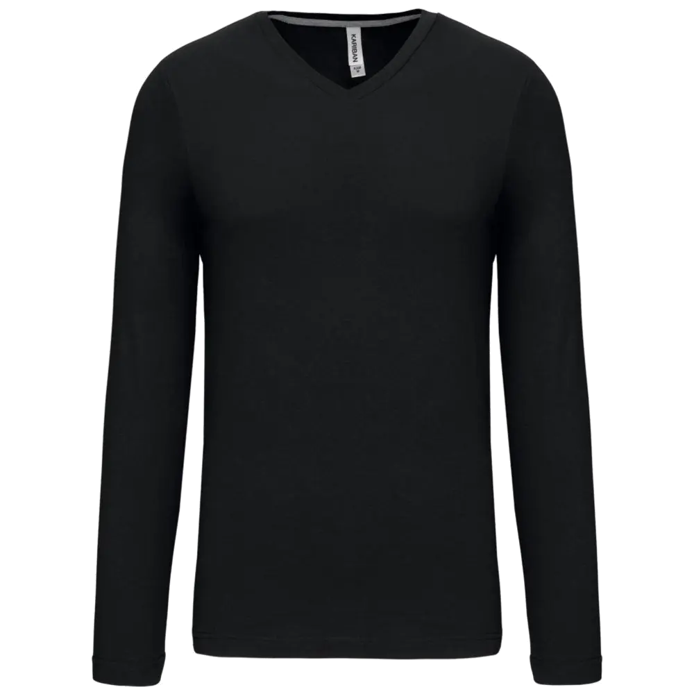 Kariban V-neck T-shirt long sleeves K358