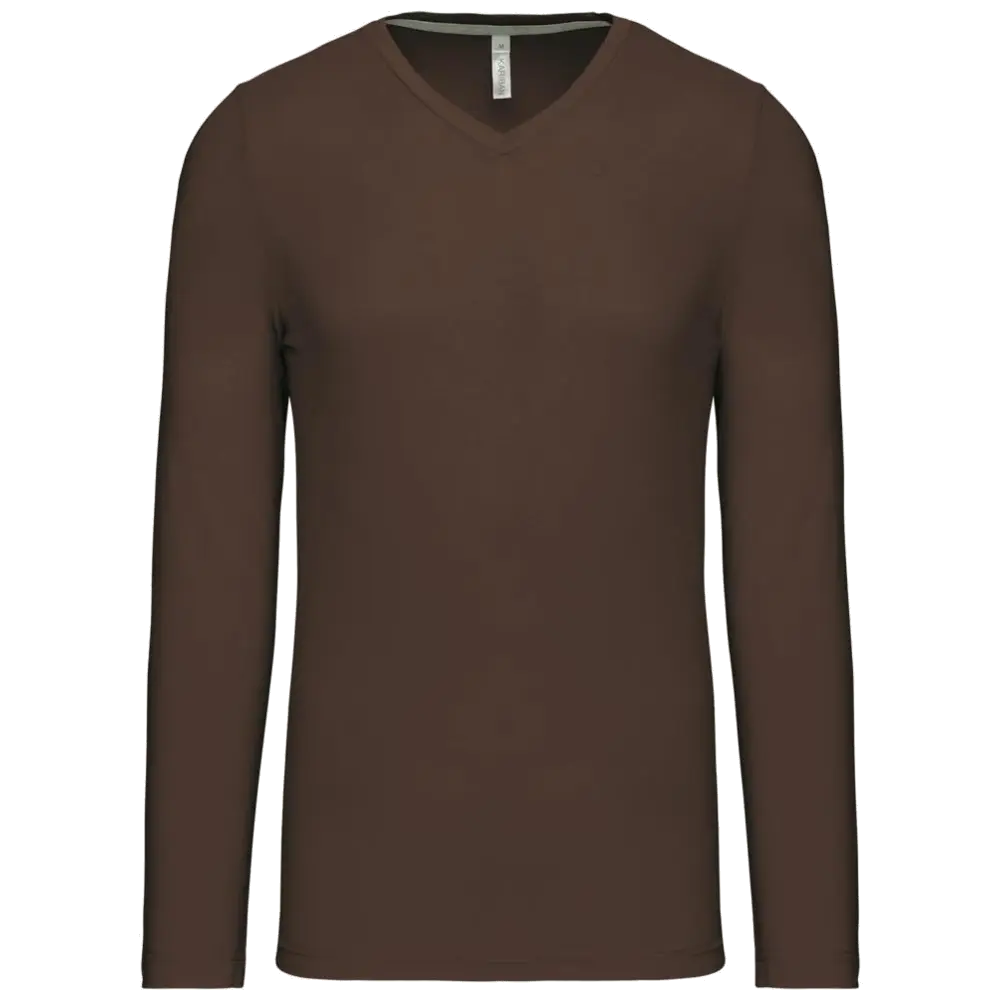 Kariban V-neck T-shirt long sleeves K358