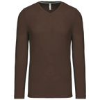 Kariban V-neck T-shirt long sleeves K358