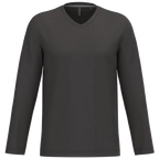 Kariban V-neck T-shirt long sleeves K358
