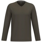 Kariban V-neck T-shirt long sleeves K358