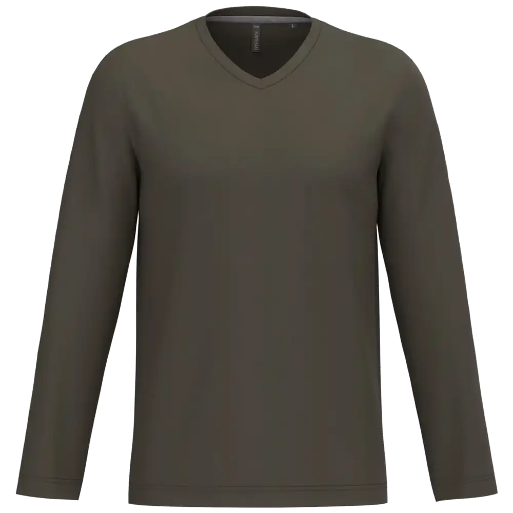 Kariban V-neck T-shirt long sleeves K358