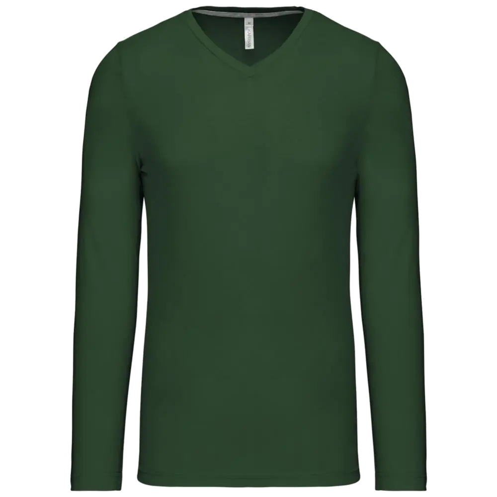 Kariban V-neck T-shirt long sleeves K358